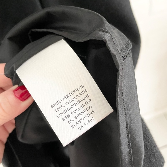 Banana Republic Y2K Mini Dress LBD Wool Business Casual Old money Minimalist 2 - Picture 9 of 15